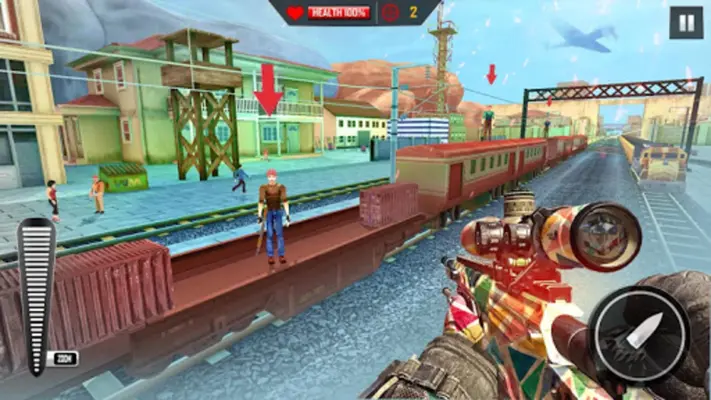 Train Shooting Game War Games android App screenshot 4